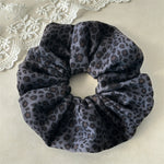Load image into Gallery viewer, Double Layer Leopard Velvet Scrunchy Women S5P775