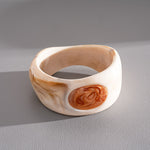 Load image into Gallery viewer, Boho Resin Ombré Stacking Bangle Set 3 Rings N6H085