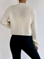 Load image into Gallery viewer, Cute Bear Print Short Cardigan Women V-Neck Knit N6H276