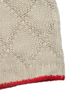 Load image into Gallery viewer, Beige Fish Print Sweater Color Block Trim Round Neck N5A806