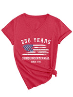 Load image into Gallery viewer, Trendy V-Neck Print T-Shirt Women N6E139