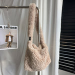 Load image into Gallery viewer, Faux Wool Cloud Shoulder Bag Large Capacity Crossbody S5P733