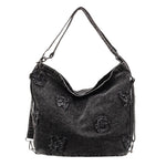 Load image into Gallery viewer, Denim Lettering Tote Bag Multi Carry System S5P292