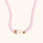 Load image into Gallery viewer, Freshwater Pearl Strand Necklace Seed Beads S5P235