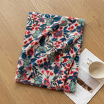 Load image into Gallery viewer, Soft Faux Cashmere Printed Fringe Scarf Shawl N6A146