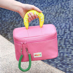 Load image into Gallery viewer, Color Block Makeup Bag Large Capacity Waterproof S5P744
