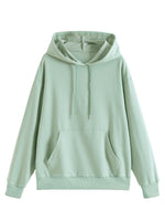 Load image into Gallery viewer, Solid Color Hoodie Women Cotton Loose Fit Long Sleeve N6H047