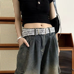 Load image into Gallery viewer, Lace Belt Women Fashion Decorative PU Needle Buckle N6H334