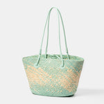 Load image into Gallery viewer, Hand Woven Rattan Tote Bag Beach Women N6C303