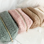 Load image into Gallery viewer, Plush Cosmetic Bag Large Cap Portable Travel S5P971