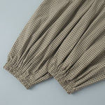 Load image into Gallery viewer, Plaid Culottes Women Retro High Waist Wide Leg Pants N5A822