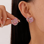 Load image into Gallery viewer, Resin Heart Studs Pastel Hypoallergenic S5P080