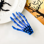 Load image into Gallery viewer, Skull Hand Bone Hair Clip Harajuku Punk Side Clip N6H198