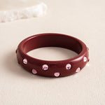 Load image into Gallery viewer, Womens Marbled Round Resin Bracelet N6K147
