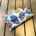 Load image into Gallery viewer, Embroidered Long Wallet Heavy Craft Phone Pouch Women N6B112