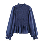 Load image into Gallery viewer, Honeycomb Check Pullover Shirt Women N6C094
