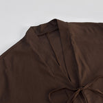 Load image into Gallery viewer, Casual Cotton Tie Up Top Wide-Leg Pants Set N6A130