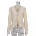 Load image into Gallery viewer, Fitted Flare Sleeve Ruffle Blouse Women N6D091