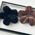 Load image into Gallery viewer, Puffed Flower Scrunchy Women Small Opening Hair Tie S5P783