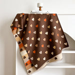 Load image into Gallery viewer, Polka Dot Long Thickened Faux Cashmere Scarf M5A329