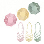 Load image into Gallery viewer, Silicone 2-in-1 Coaster Storage Bag Large Cup Carrier N6G055