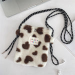 Load image into Gallery viewer, Rainbow Dots Plush Bag Women Cute Shoulder Crossbody S5P876