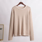 Load image into Gallery viewer, Color Block Stripe Sweater Women Multiple Colors N5A502