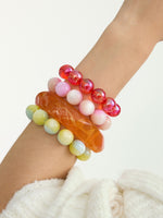 Load image into Gallery viewer, Resin Bangle Retro Irregular Statement Bracelet N6A198