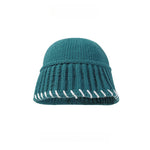 Load image into Gallery viewer, Lock-Stitch Bucket Hat Knit Fisherman Beanie Women N6H217
