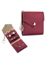 Load image into Gallery viewer, Genuine Leather Multi-Function Jewelry Pouch Clutch N6B187