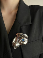 Load image into Gallery viewer, Half Face Mask Nose Ring Brooch Gothic Pin Women N6A207