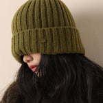 Load image into Gallery viewer, 100 Percent Wool Solid Color Knit Beanie N6K285