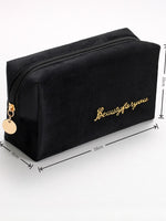 Load image into Gallery viewer, Velvet Makeup Pouch Portable Cosmetic Organizer Women N6B113
