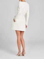 Load image into Gallery viewer, U Neck Beaded Dress Women Chanel inspired N5A600