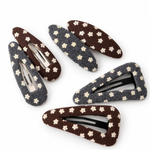 Load image into Gallery viewer, Womens Floral Teardrop Fabric Hair Clip N6K028