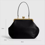 Load image into Gallery viewer, Women's PU Dumpling Clip Shoulder Bag N6J170