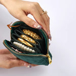 Load image into Gallery viewer, Plaid Luxe Jewelry Organizer Pouch Multiple Colors S5P952