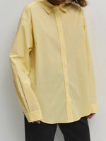 Load image into Gallery viewer, Yellow Cotton Shirt Women N5A531