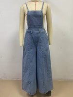 Load image into Gallery viewer, Street Style Wide Leg Denim Overalls Women N6D152