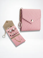 Load image into Gallery viewer, Genuine Leather Multi-Function Jewelry Pouch Clutch N6B187