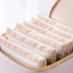 Load image into Gallery viewer, 6 Layer Travel Jewelry Organizer Box Leather S5P836