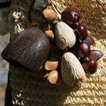 Load image into Gallery viewer, Natural Bodhi Seed Handheld Chime Bag Charm Gift Set N6F305