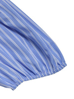 Load image into Gallery viewer, Retro Stripe Bow Tie Round Neck Dress N6B066