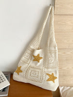 Load image into Gallery viewer, Knit Beach Bag Women Octopus Starfish N6C052