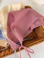 Load image into Gallery viewer, Gingham Bandana Scarf Multiple Colors Women N6C012