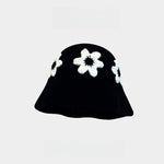 Load image into Gallery viewer, Hand Knit Floral Beanie Women Fisherman Hat M5A316