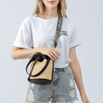 Load image into Gallery viewer, Handmade Straw Bucket Bag Women's Compact Crossbody S5P962