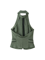 Load image into Gallery viewer, Backless Halter Neck Tank Top Women Fashion N6F200