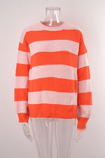 Load image into Gallery viewer, Striped Knit Sweater Women Loose Casual Oversized N5A911