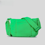 Load image into Gallery viewer, Macaron Quilted Nylon Shoulder Bag Women S5P816